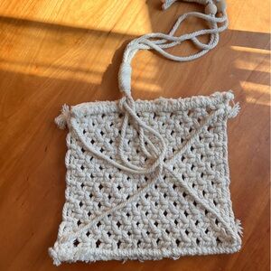 Hanging Crochet Plant Hammock